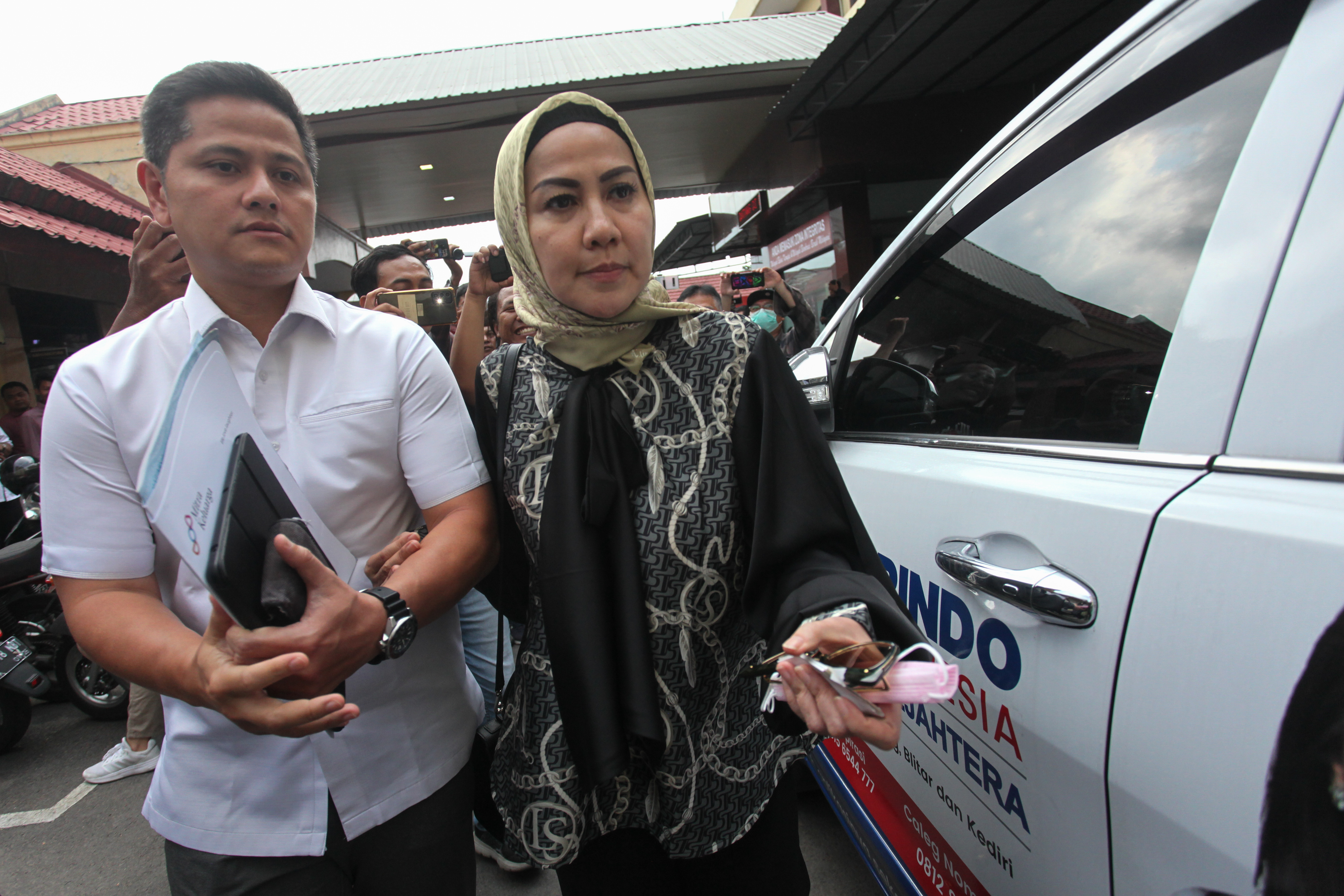 Venna Melinda Menahan Tangis Bacakan Hasil Visum