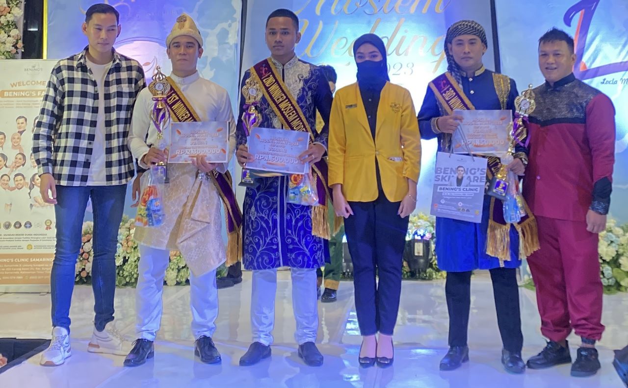 Srikandi Ganjar Kaltim menggelar lomba fashionshow dan make up artist (MUA) di Lembuswana, Samarinda, Rabu (18/1/2023)