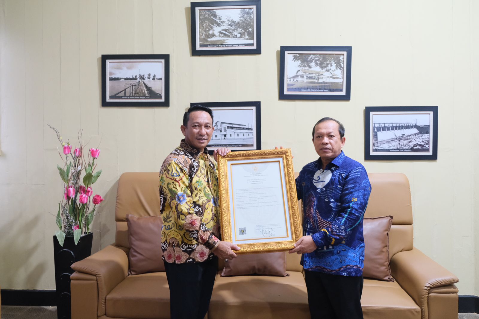 Pemberian KIK Ikan Tengkelesak Lenggang kepada Pemda Beltim