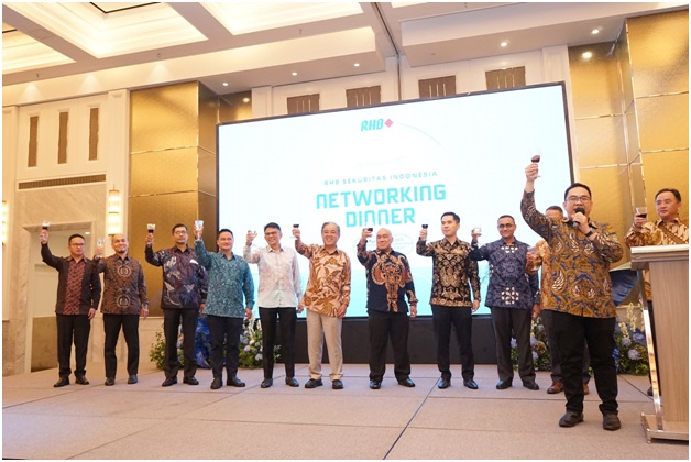 Top Management RHB Sekuritas Indonesia dan RHB Banking Group dalam acara Networking Dinner beberapa waktu lalu.