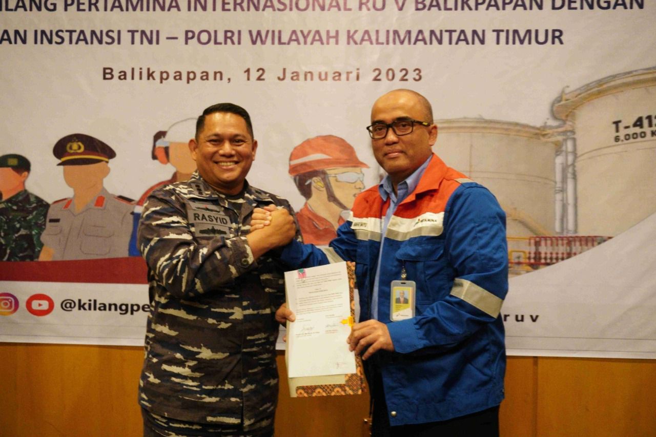 Kerja sama pengamanan obejek vital Pertamina dengan TNi-Polri