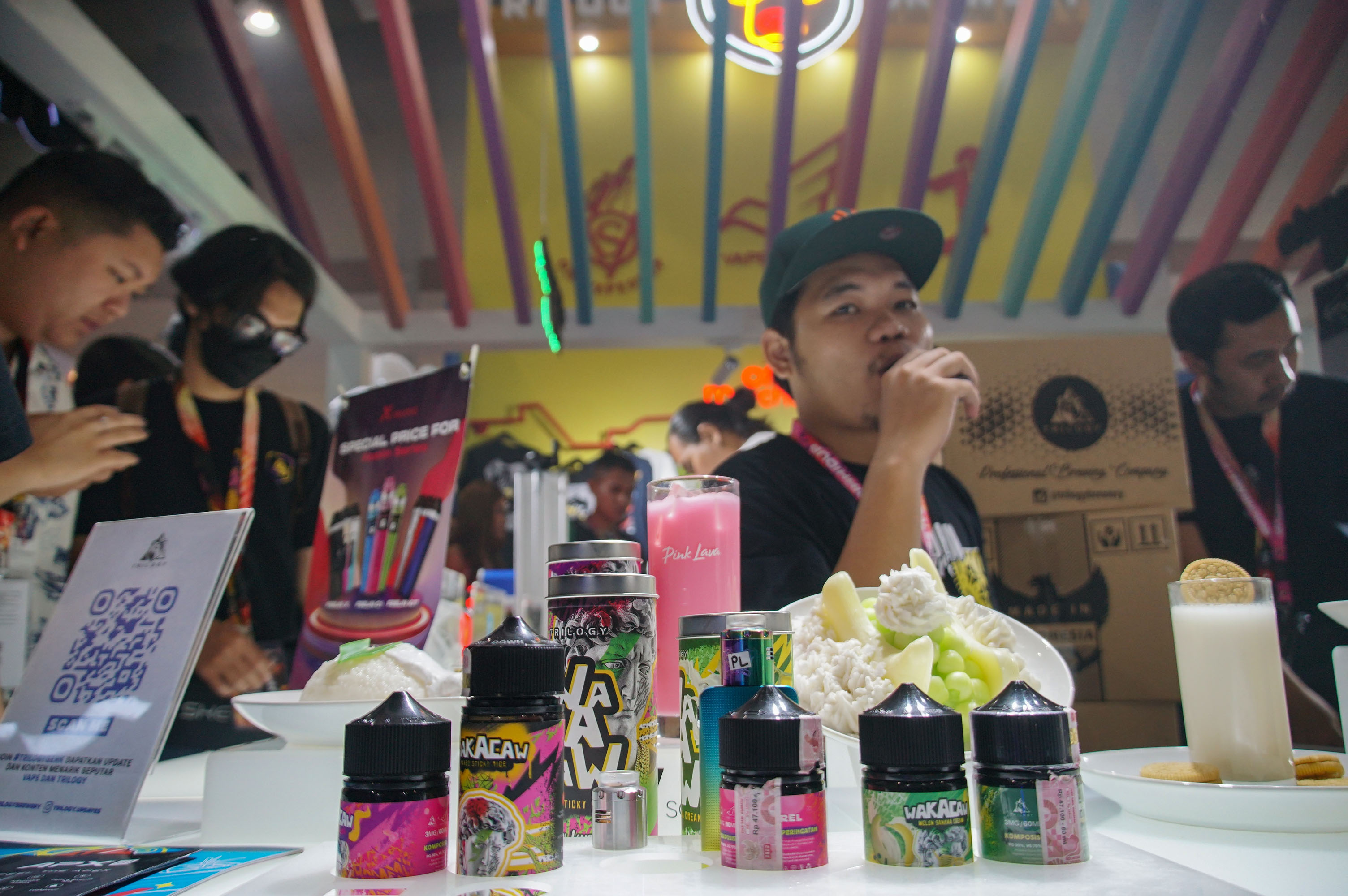 Ilustrasi rokok elektrik