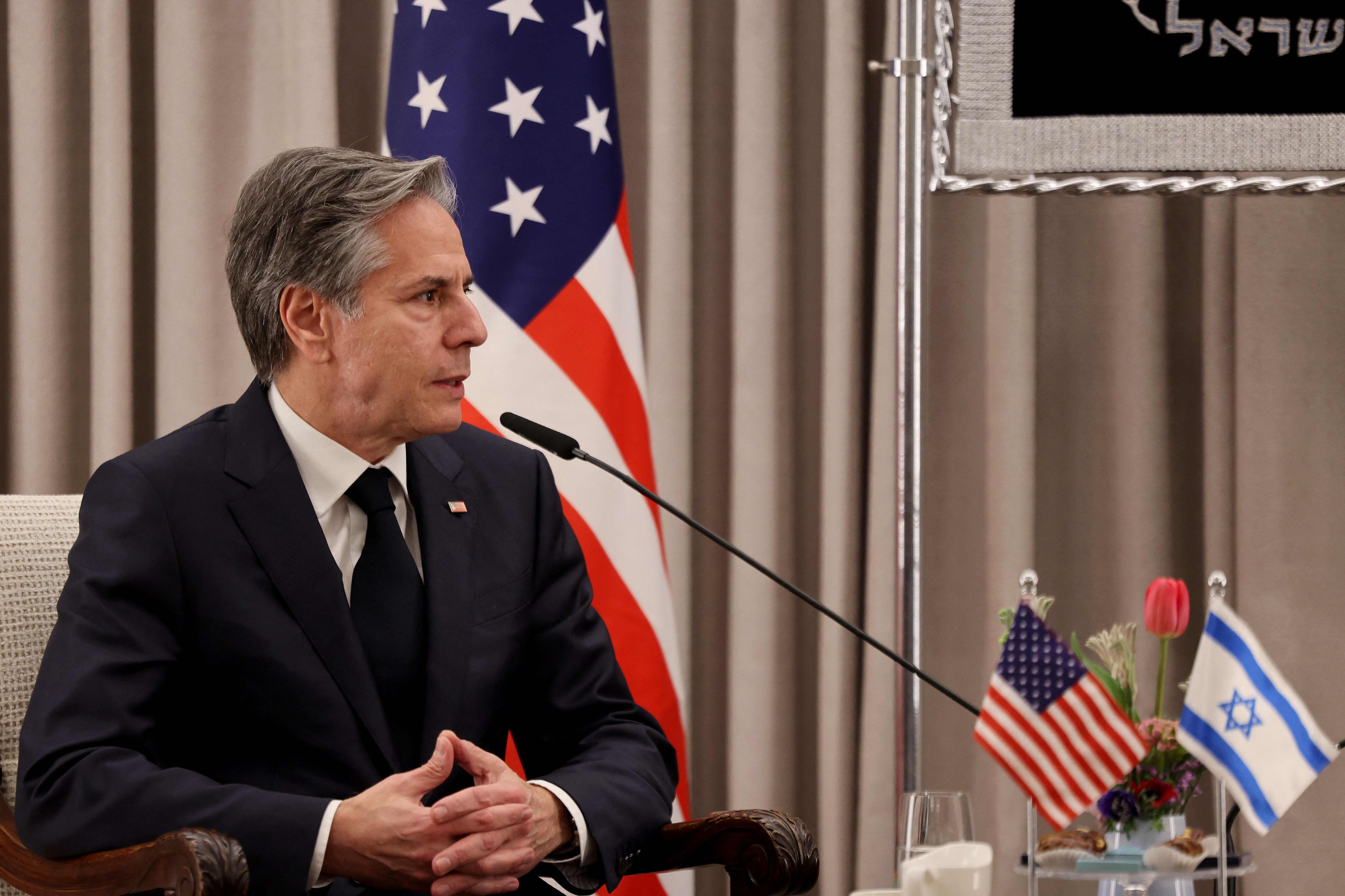 Lewat Blinken, AS Desak Israel Hentikan Kekerasan