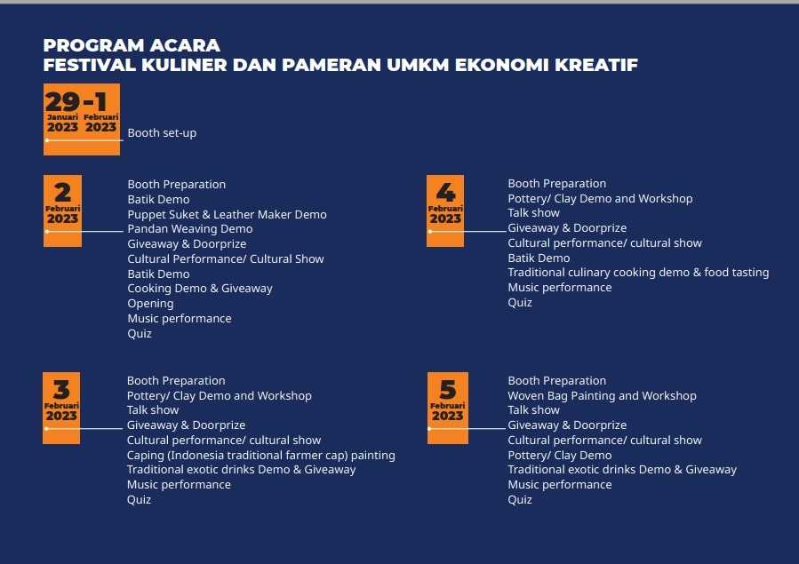 Jadwal penyelenggaraan TRAVEX di ATF 2023