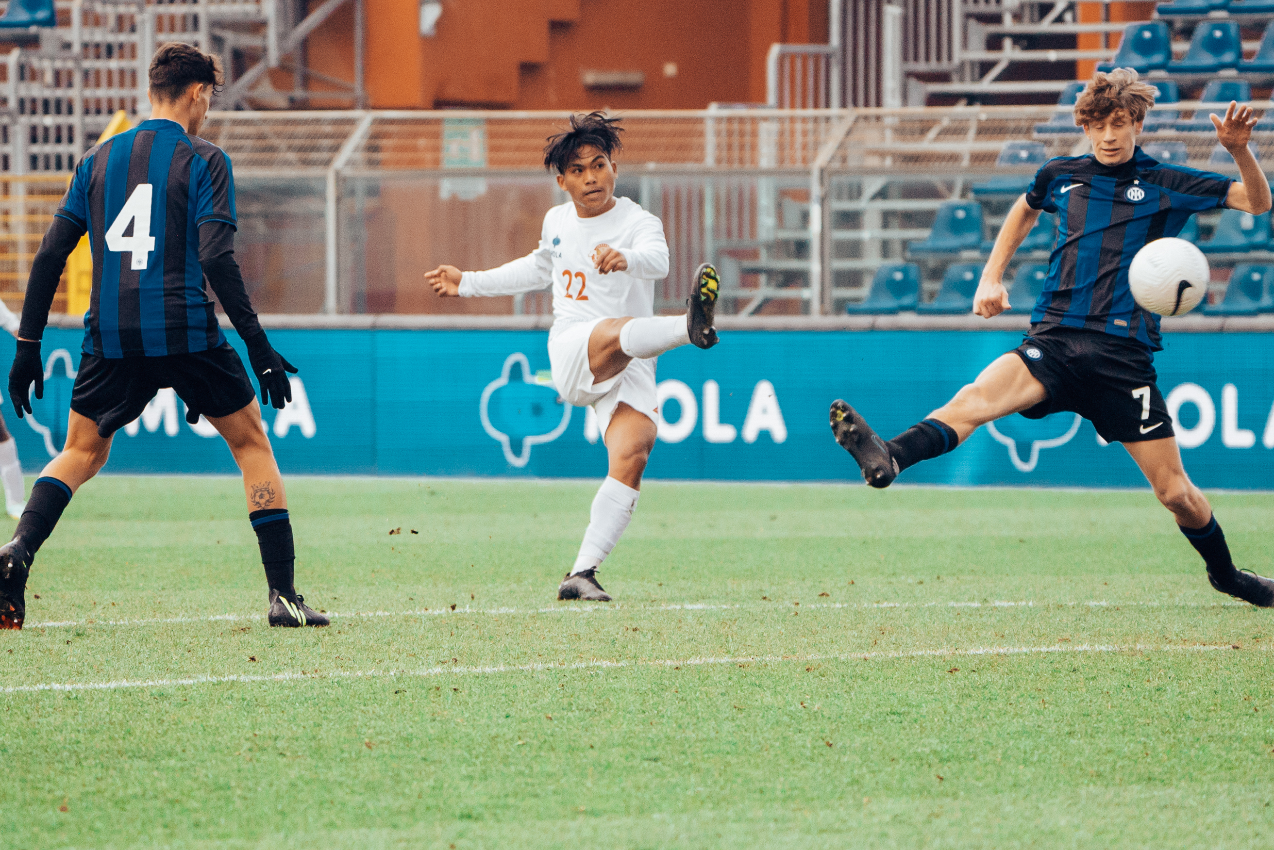 Pertandingan uji coba antara Garuda Select dan Inter Milan U-17.