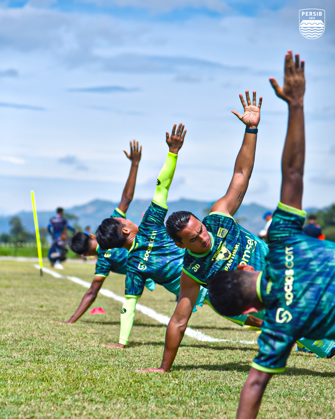Sesi latihan Persib Bandung sebelim menghadapi Persija