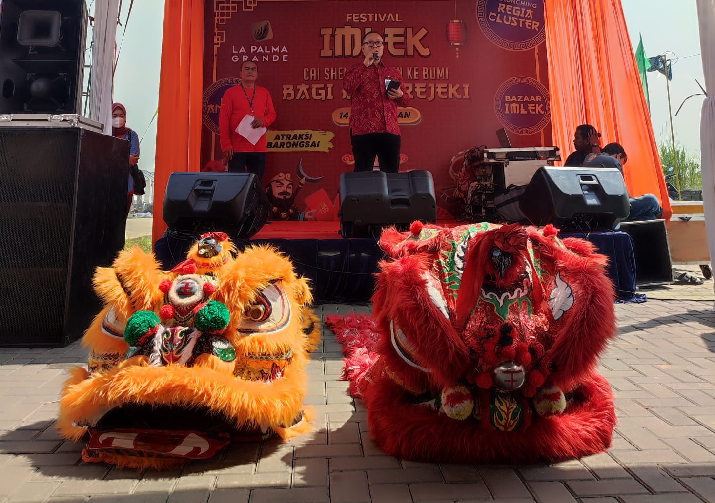 Festival Imlek dalam rangka peluncuran cluster Regia di La Palma Grande.