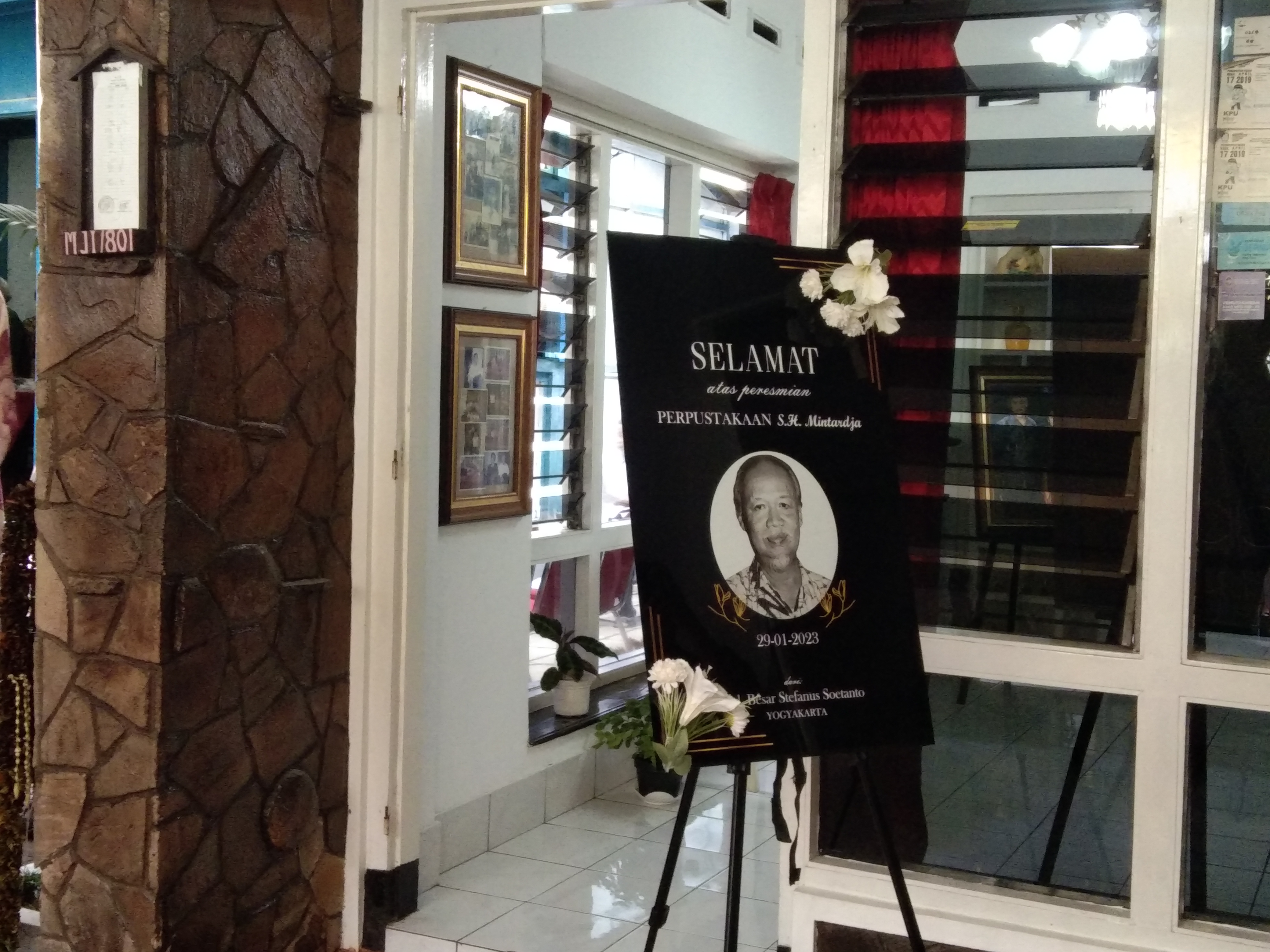 Pembukaan perpustakaan SH Mintardja di Yogyakarta