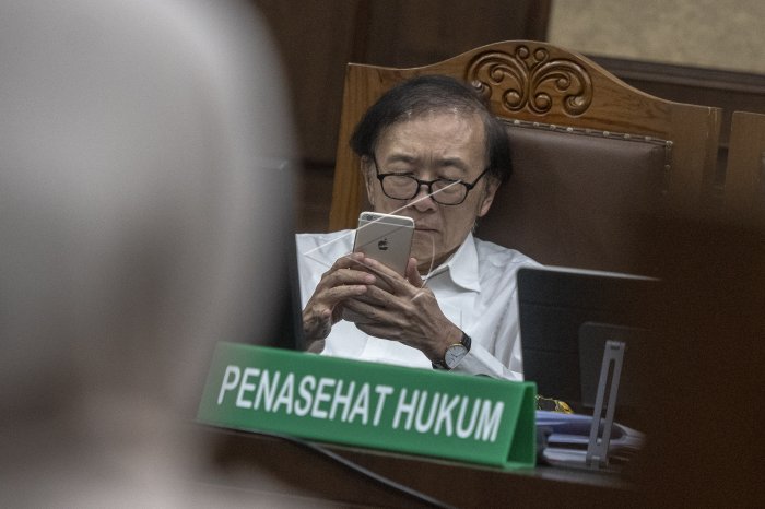 Terdakwa kasus dugaan tindak pidana korupsi dalam kegiatan usaha perkebunan kelapa sawit Surya Darmadi 