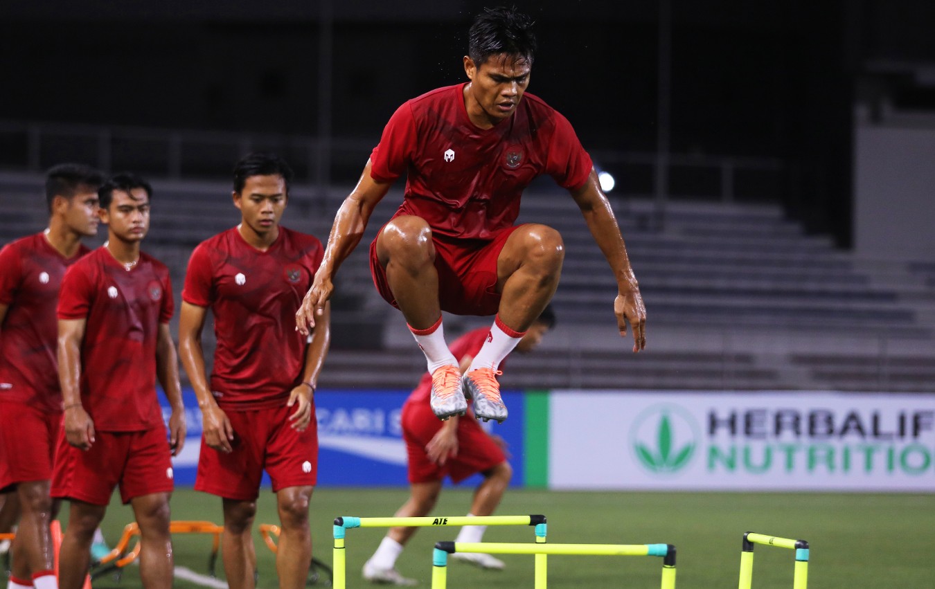 Skuad Garuda tengah berlatih untuk menghadapi Filipina