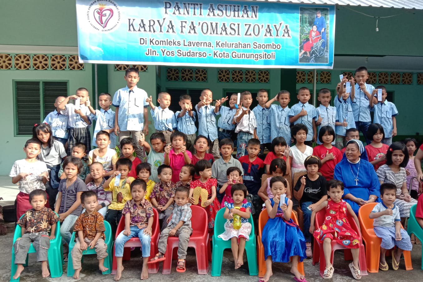 Panti Asuhan Faomasi Zoaya, Nias.