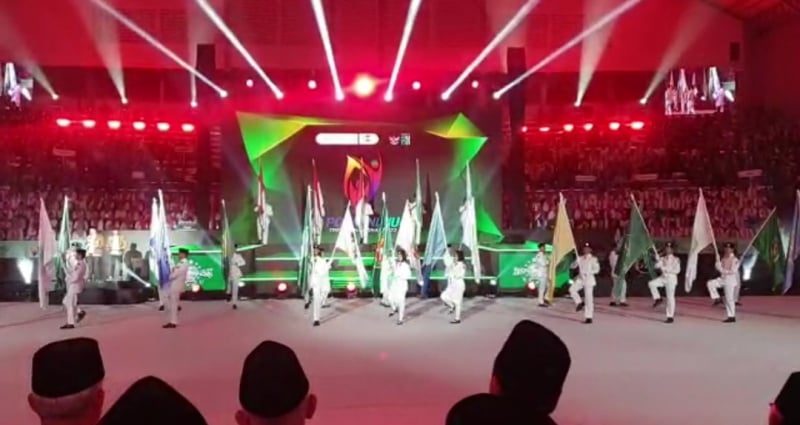 Pembukaan Porseni NU di Surakarta, Jawa Tengah