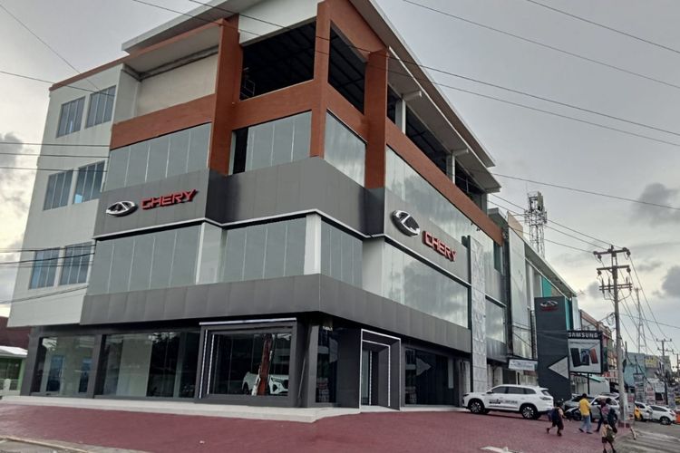 Diler Chery di Makassar, Sulawesi Selatan.