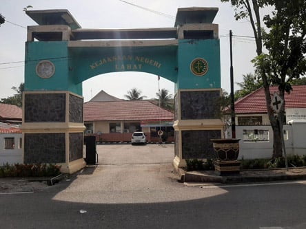 Kejaksaan Negeri Lahat, Sumatra Selatan.