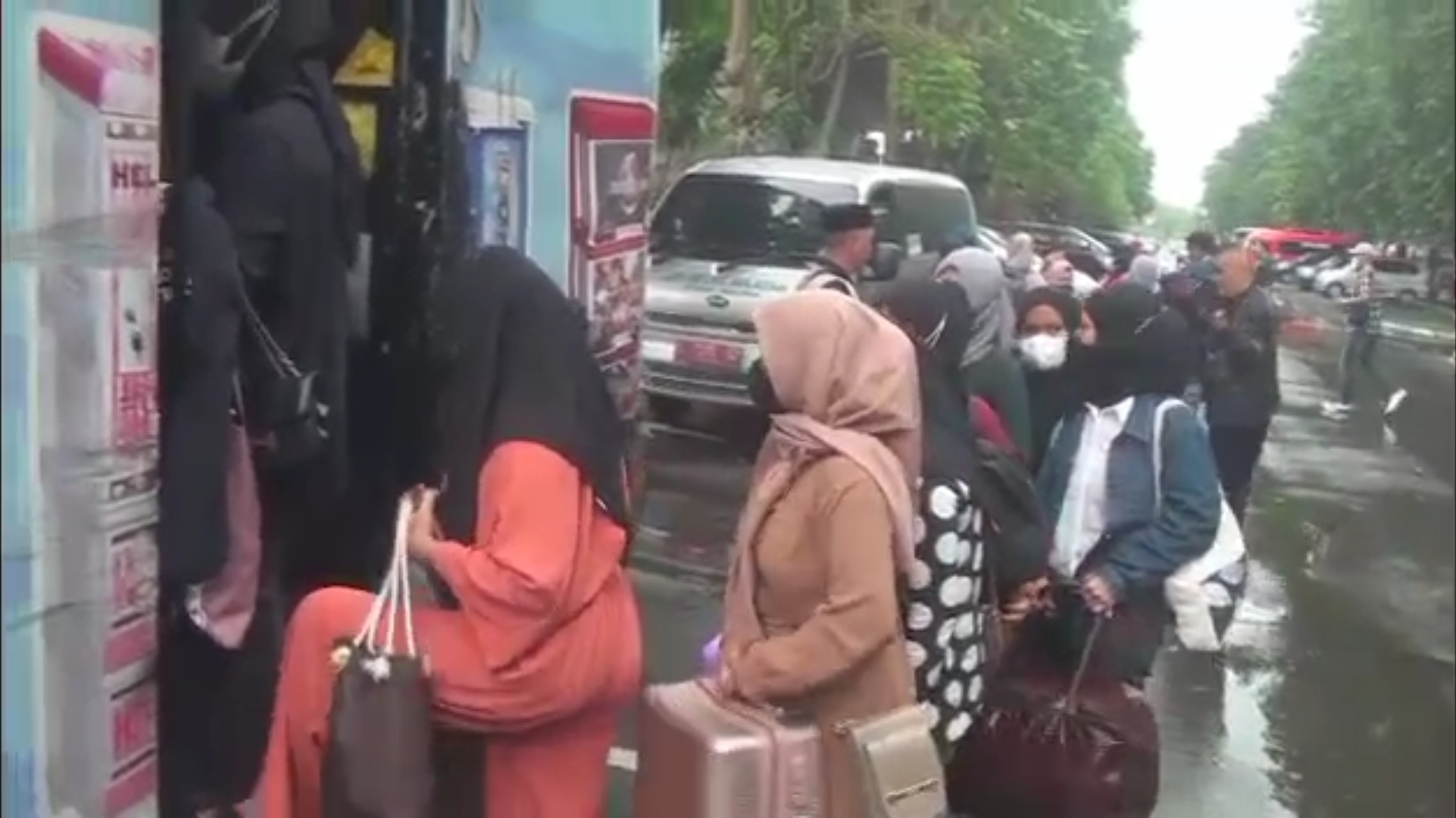 Ilustrasi puluhan TKW yang akan diselundupkan ke Arab Saudi dari Sidoarjo, Jawa Timur.