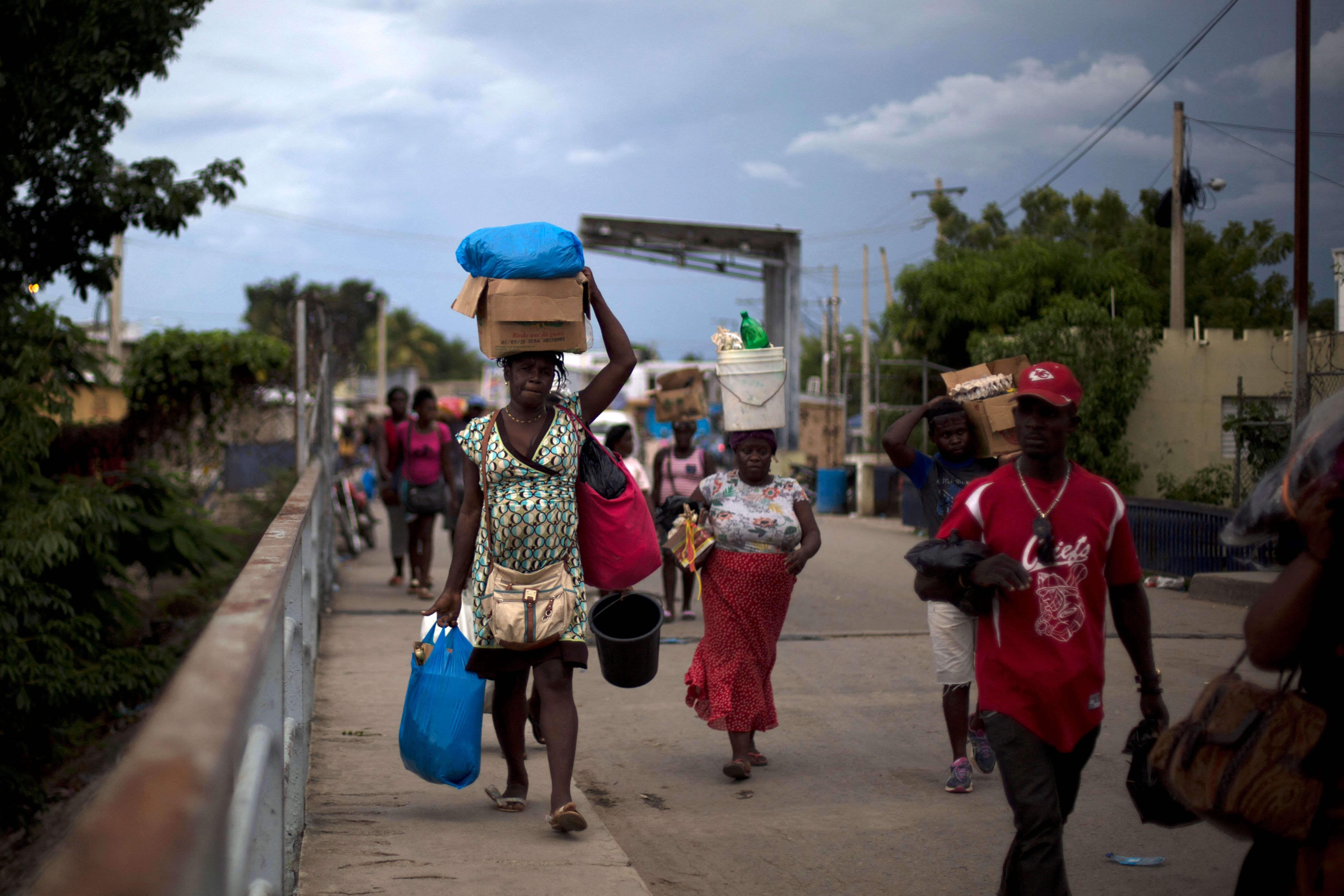 Potret sejumlah warga Haiti.