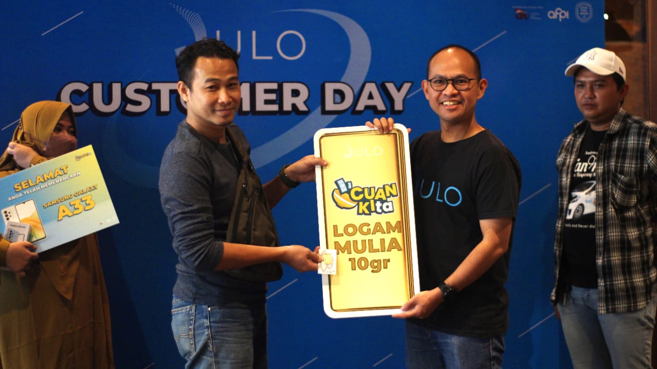 Julo memberikan apresiasi kepada nasabah