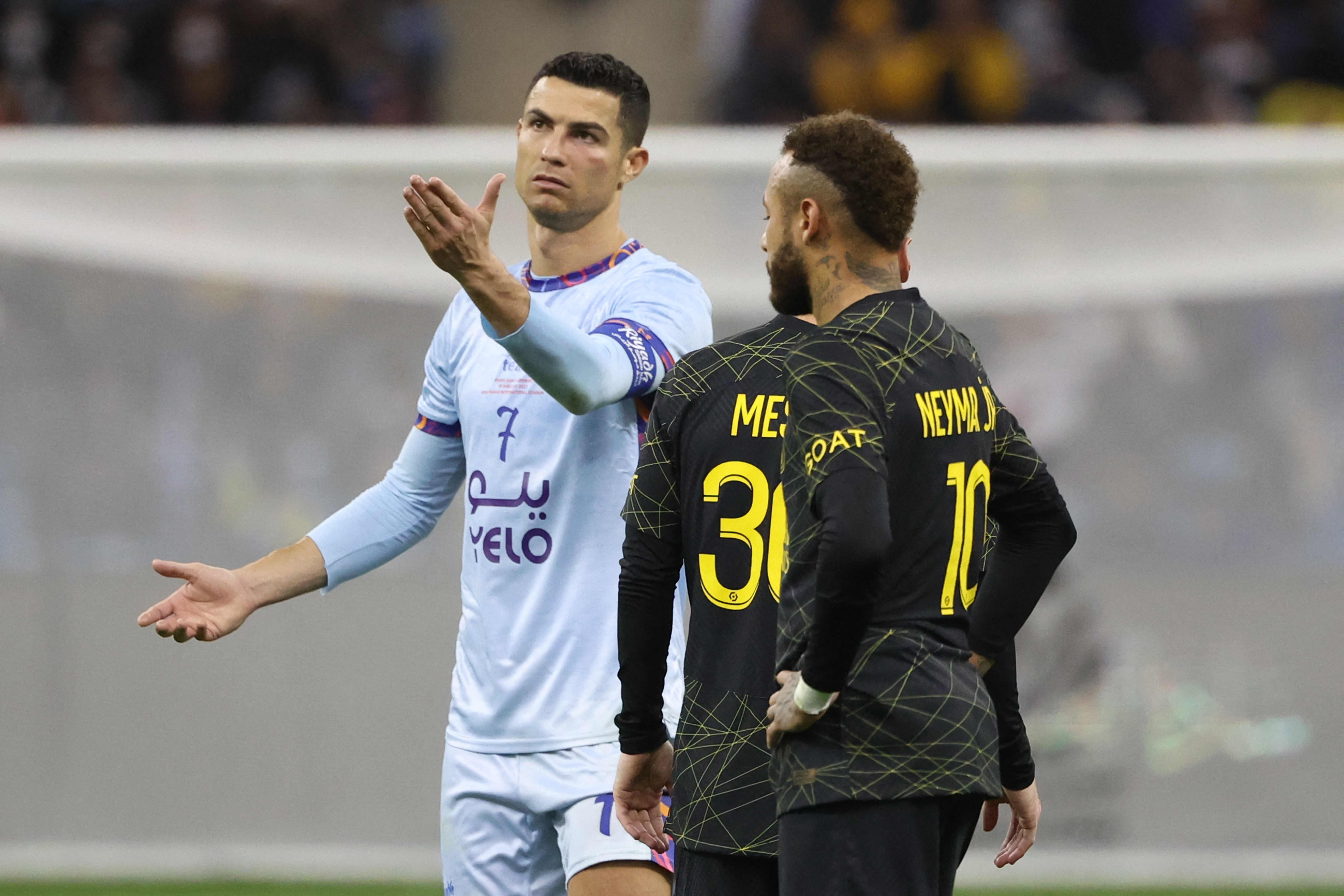 Debut CR7 sebagai pemain Al-Nassr datang sebagai bagian dari 'All Star XI' menghadapi Paris Saint-Germain (PSG), Jumat dinihari (20/1/2023) 