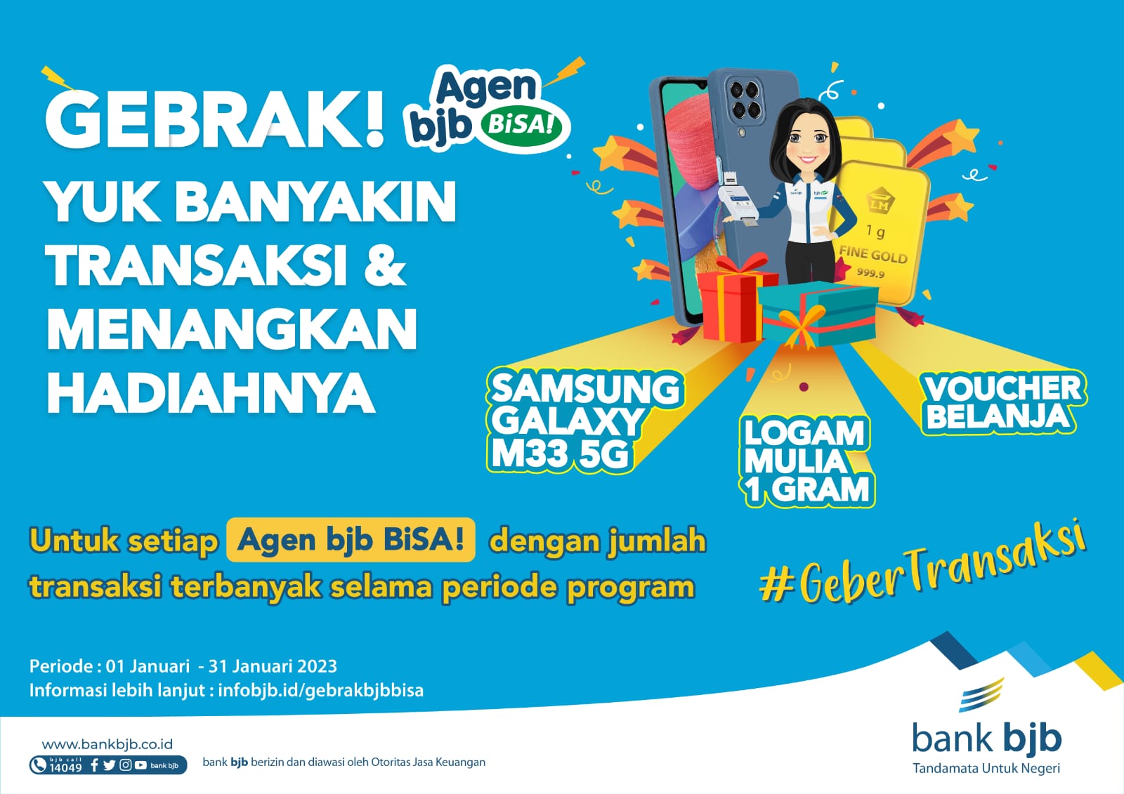 Program untuk agen laku pandai bank bjb