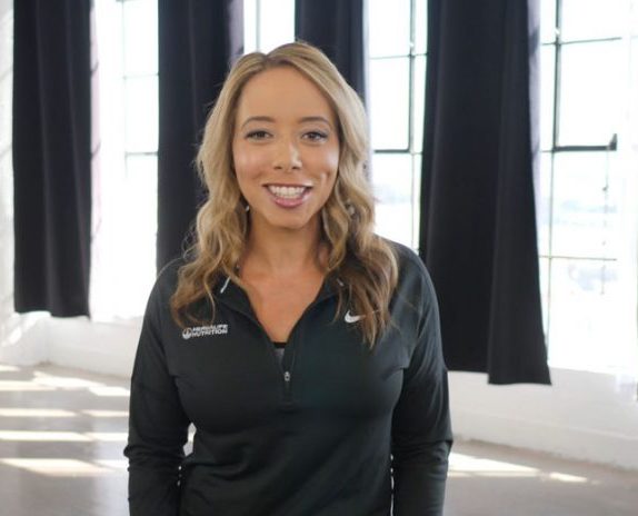 Vice President of Worldwide Sports Performance and Fitness at Herbalife Nutrition, Samantha Clayton.