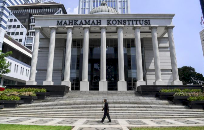 Gedung Mahkamah Konstitusi di Jakarta. 