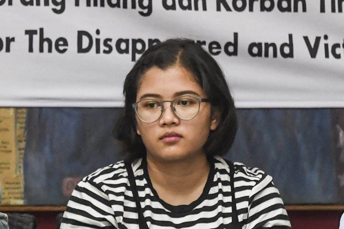Koordinator Badan Pekerja Komisi untuk Orang Hilang dan Tindak Kekerasan (Kontras) Fatia Maulidiyanti