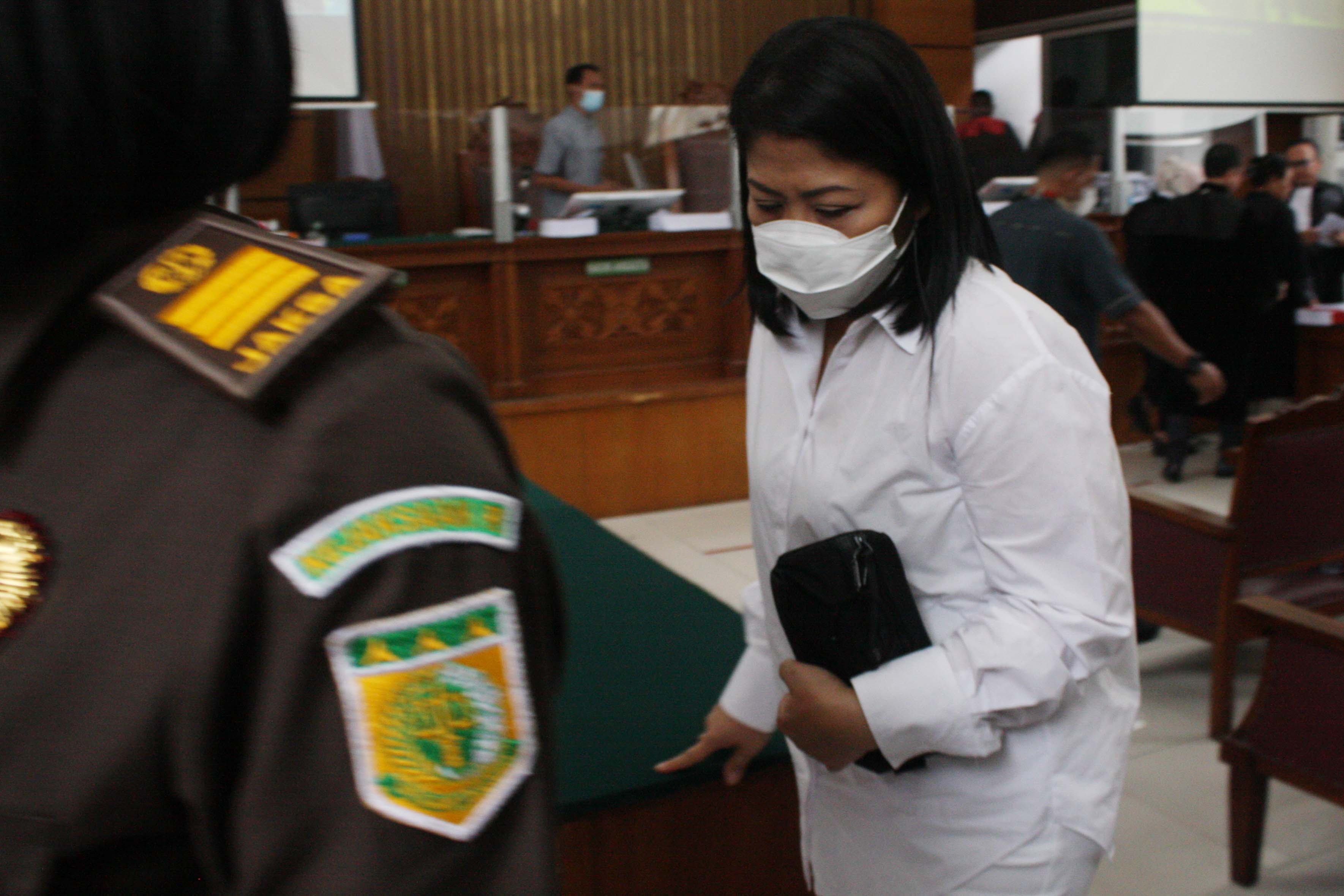 Putri Candrawathi, salah satu terdakwa dalam kasus pembunuhan berencana Brigadir Yosua Hutabarat.