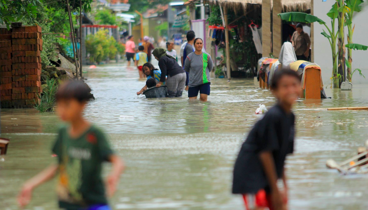 Ilustrasi - banjir Jakarta. 