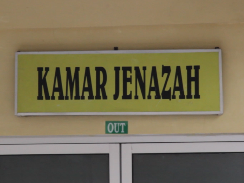 Kamar jenazah di Rumah Sakit Bhayangkara Medan.
