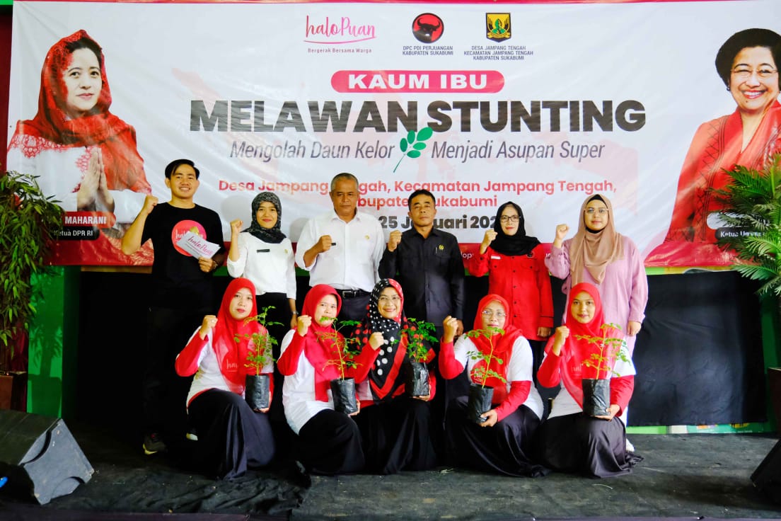 Relawan Puan Gerakkan Warga Jampang Tengah Lawan Stunting