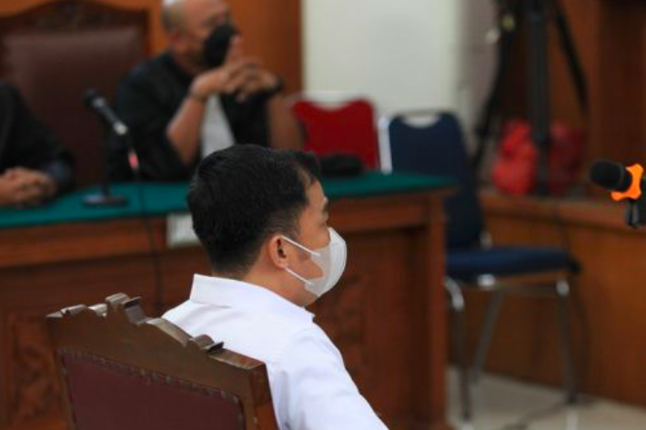 Arif Rachman Arifin menjalani sidang lanjutan di Pengadilan Negeri Jakarta Selatan, Jakarta, Jumat (28/10/2022).