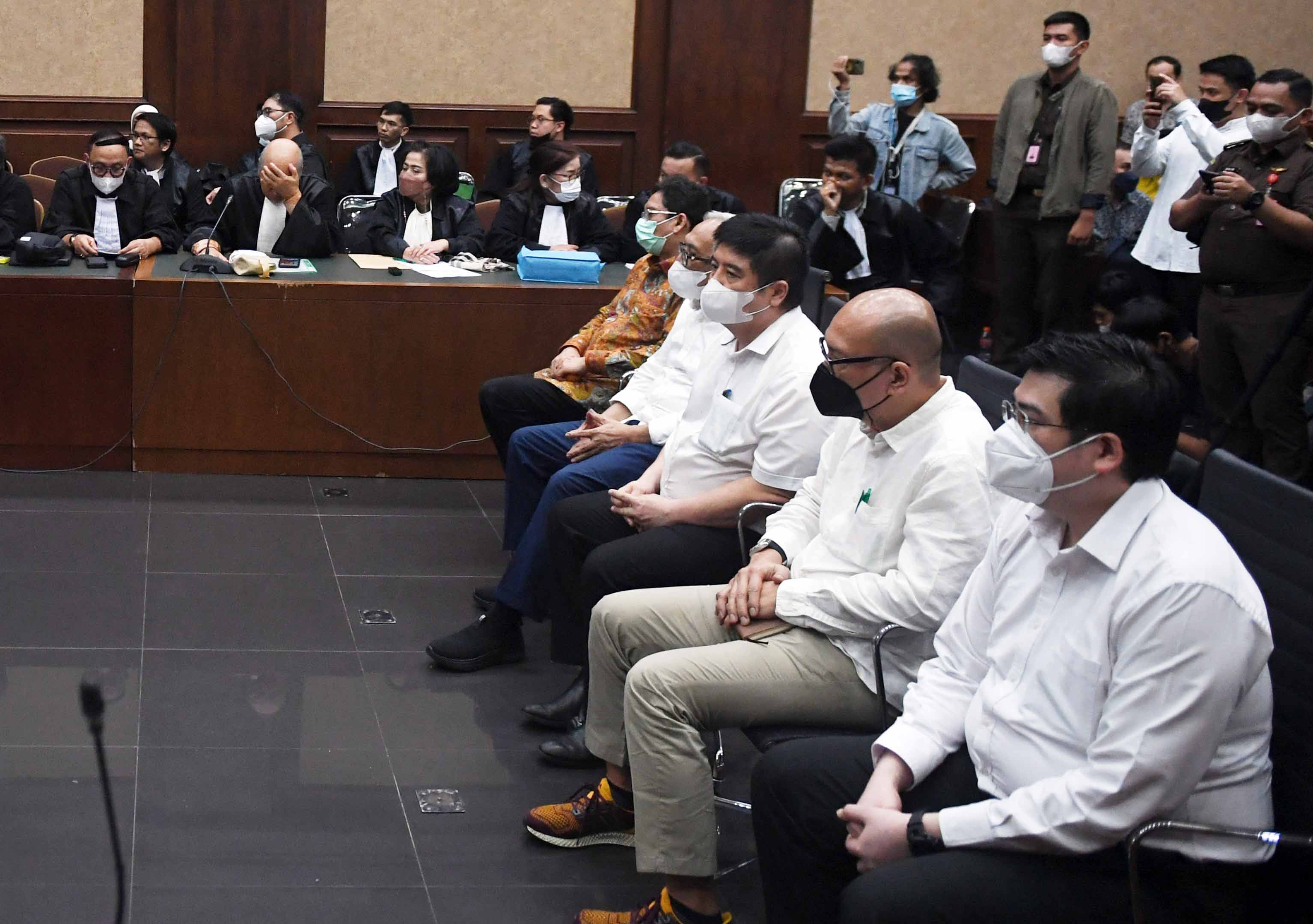 Sidang putusan kasus minyak goreng di Pengadilan Tindak Pidana Korupsi (Tipikor), Jakarta, Rabu (4/1/2023).