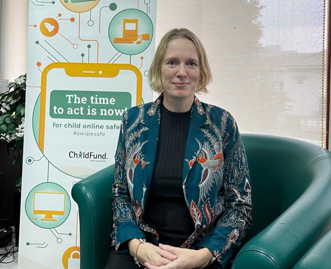 Hanneke Oudkerk, Country Director ChildFund International di Indonesia.