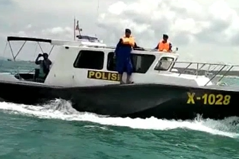 Proses pencarian korban.