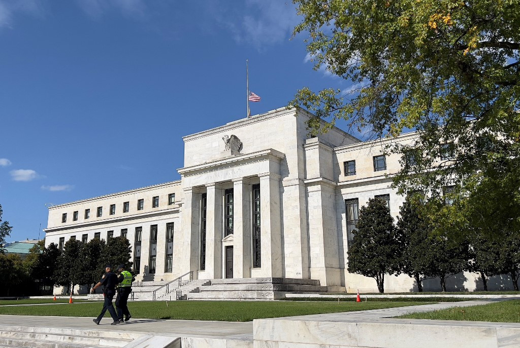 Gedung Federal Reserve atau The Fed di Washington, DC, Amerika Serikat. 