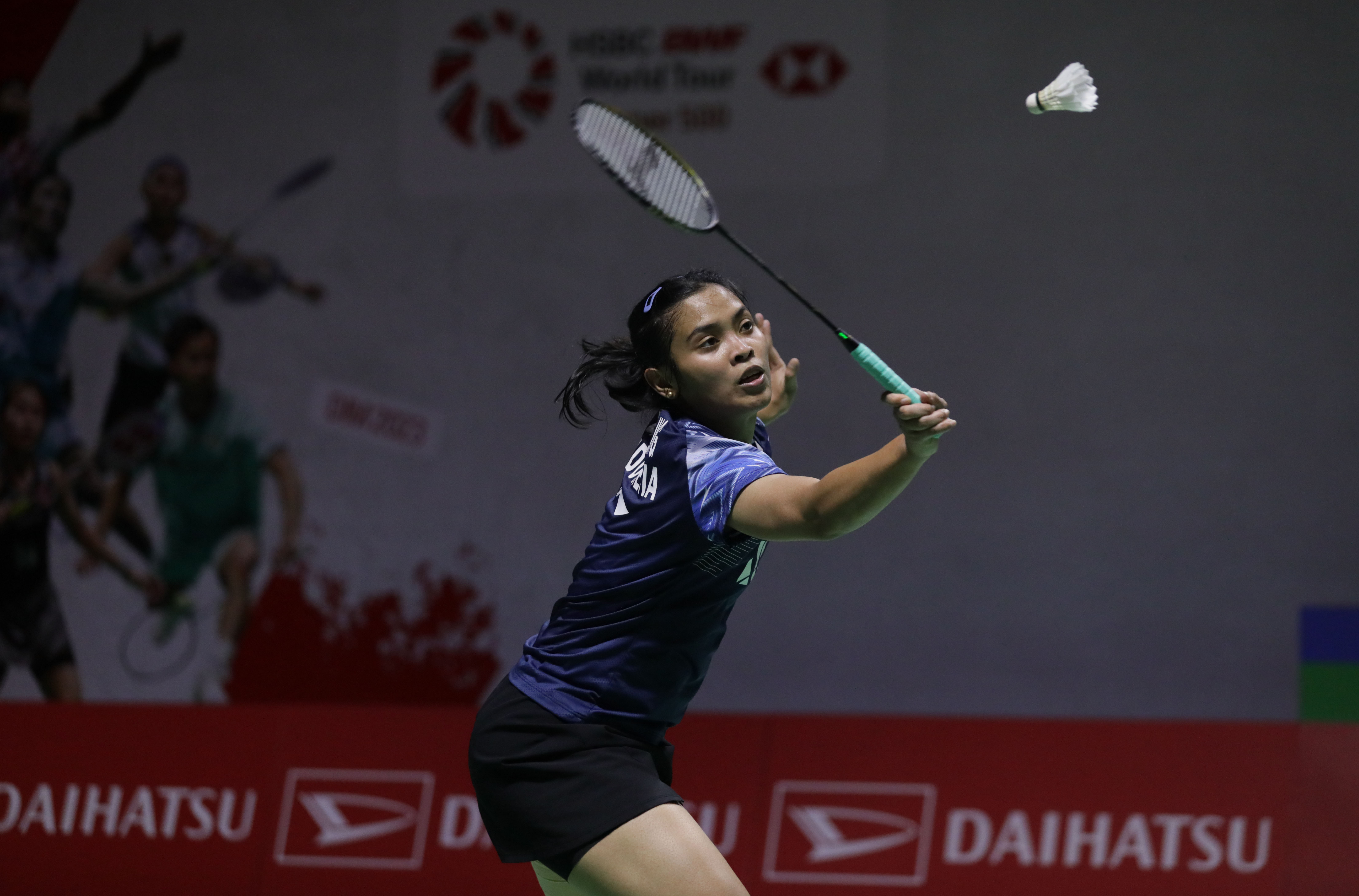 Gregoria Termotivasi Kemenangan Putri untuk Lolos ke 16 Besar