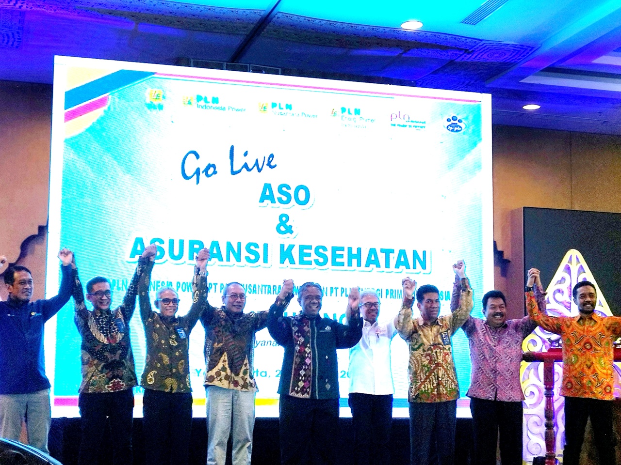 PT PLN (Persero) menandatangani kerjasama ASO & asuransi kesehatan antara PLN Insurance di Hotel Mercure, Kota Yogyakarta, Selasa (24/1)