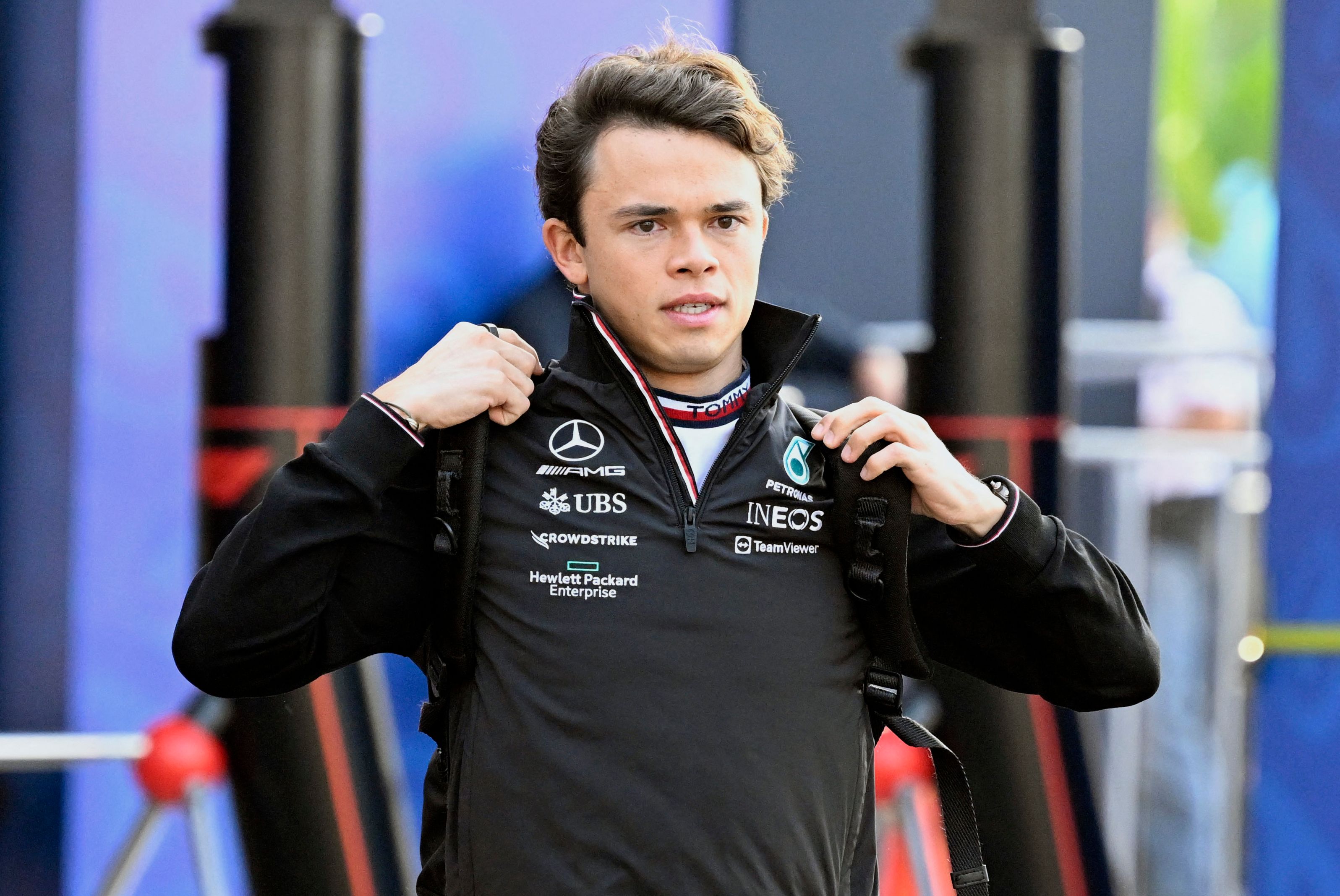 Pembalap AlphaTauri Nyck de Vries