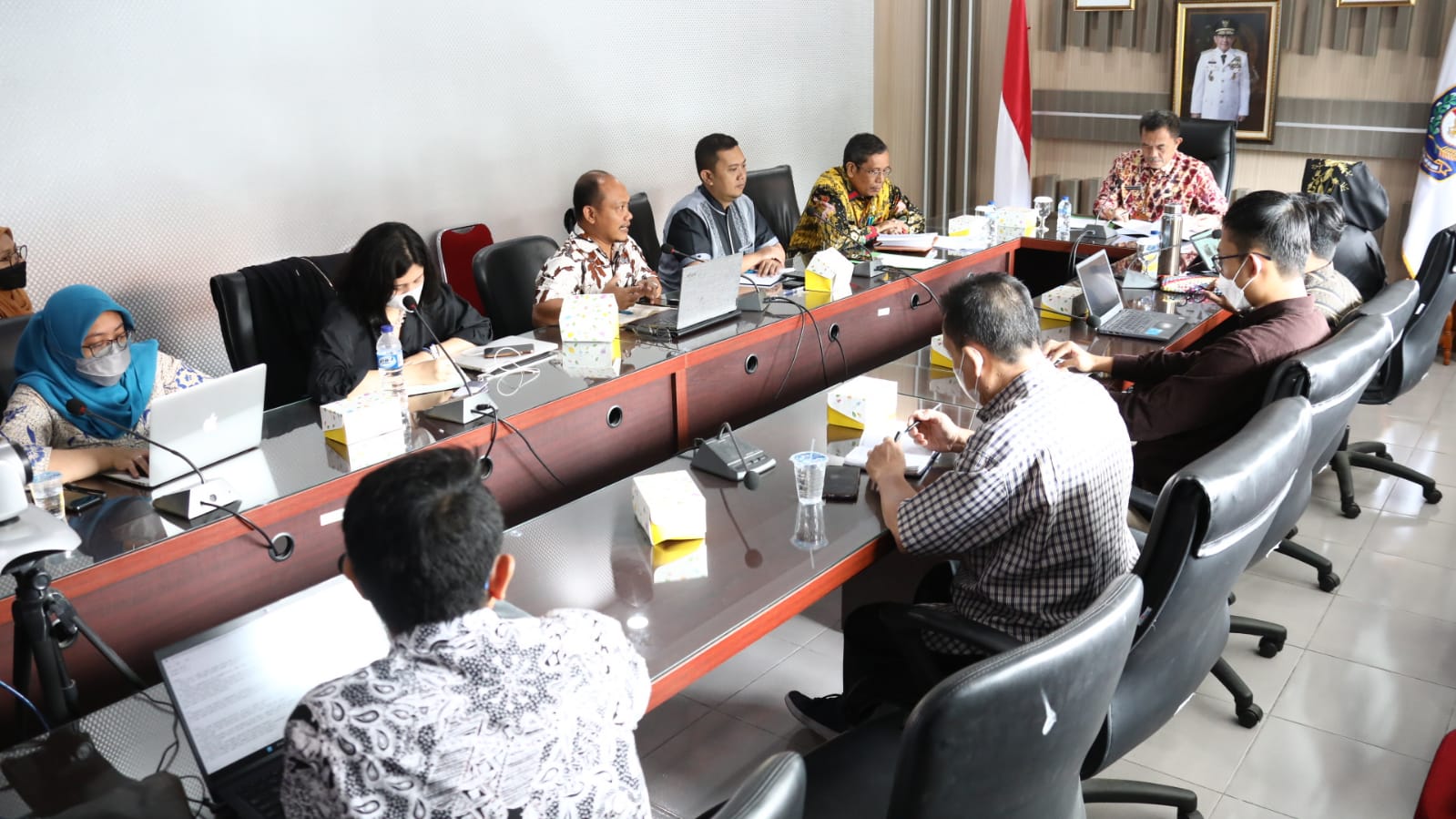 Diskusi BSKDN Kemendagri dengan USAId-ERAT dalam penyusunan ITKPD