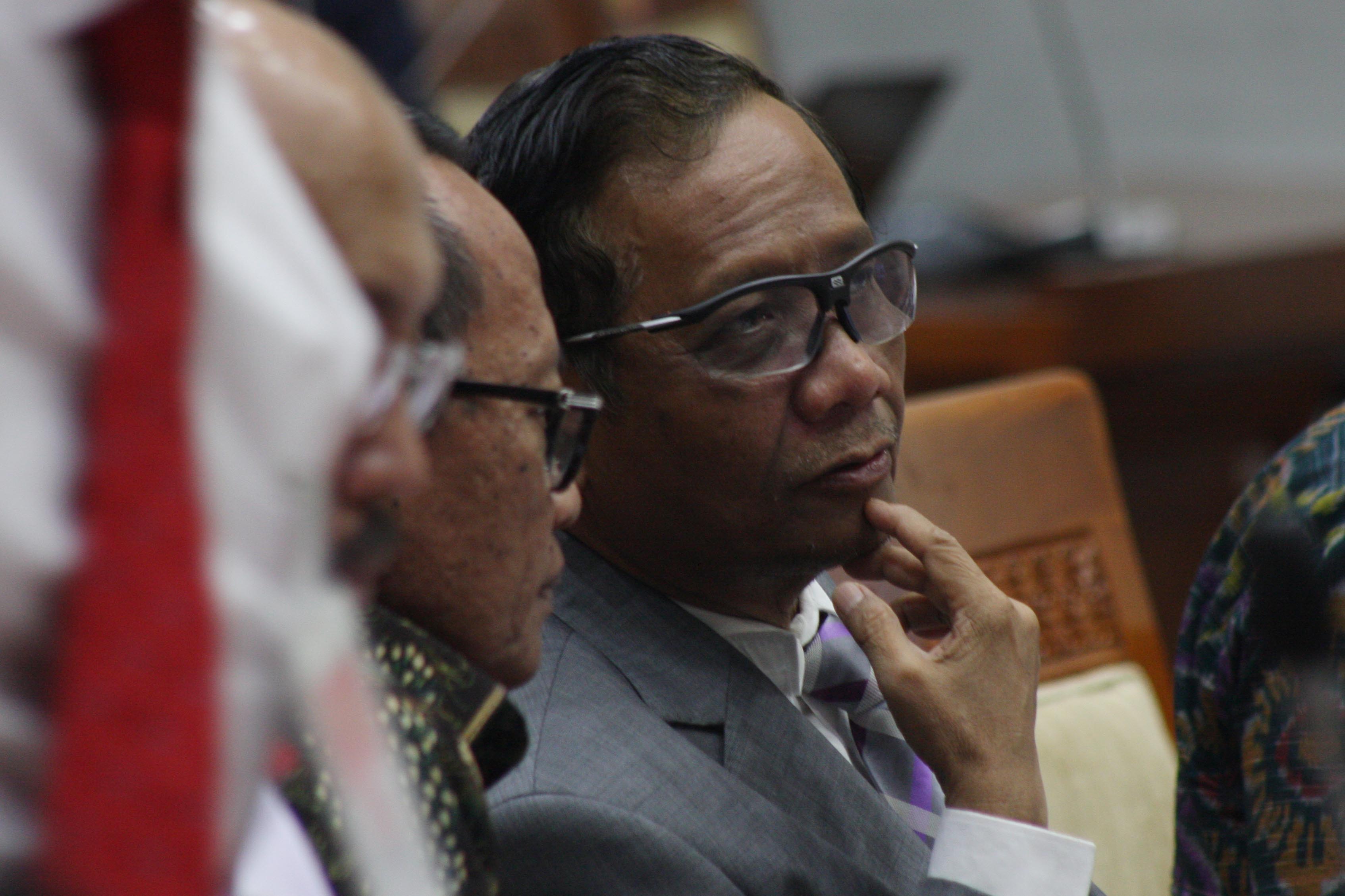 Menteri Koordinator Bidang Politik, Hukum, dan Keamanan (Menkopolhukam) Mahfud MD