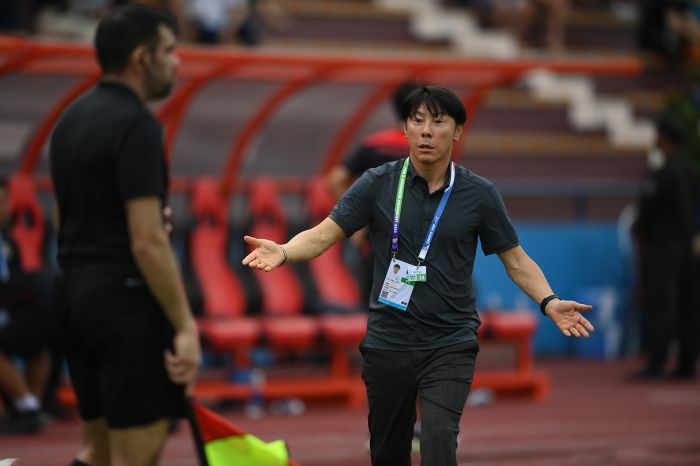 Pelatih timnas Indonesia Shin Tae-yong  