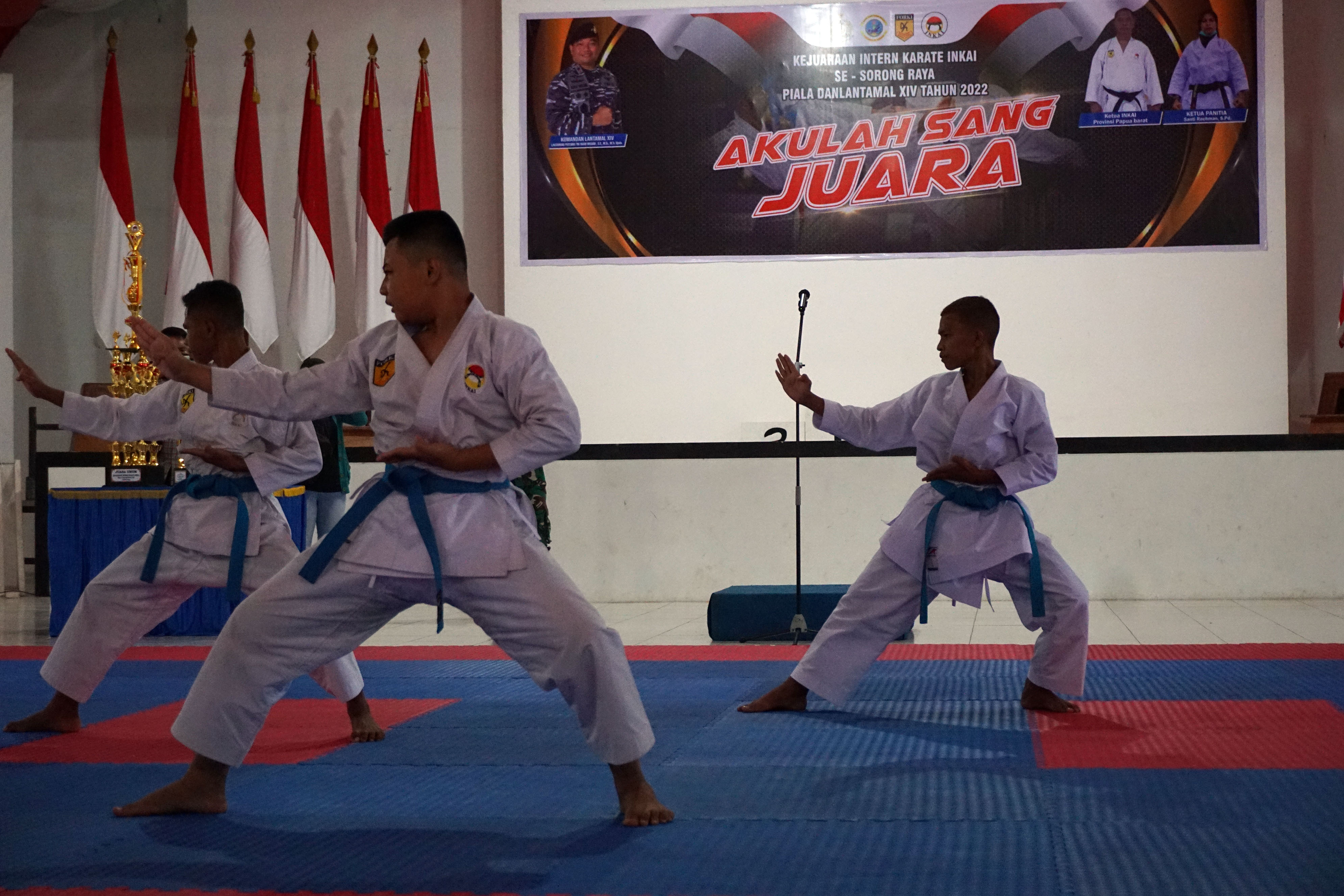 Kejuaraan Intern Karate Inkai Se-Sorong Raya (Piala Danlantamal XIV 2022).