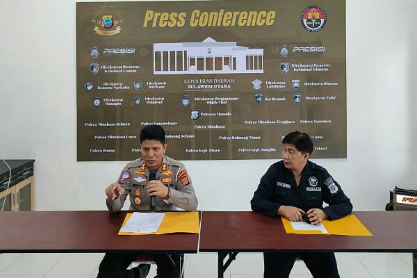  Kasubdit Gakkum Ditlantas Polda Sulut Ajun Komisaris Besar  Roy Tambayong menyampaikan hasil Operasi Keselamatan Samrat 2023
