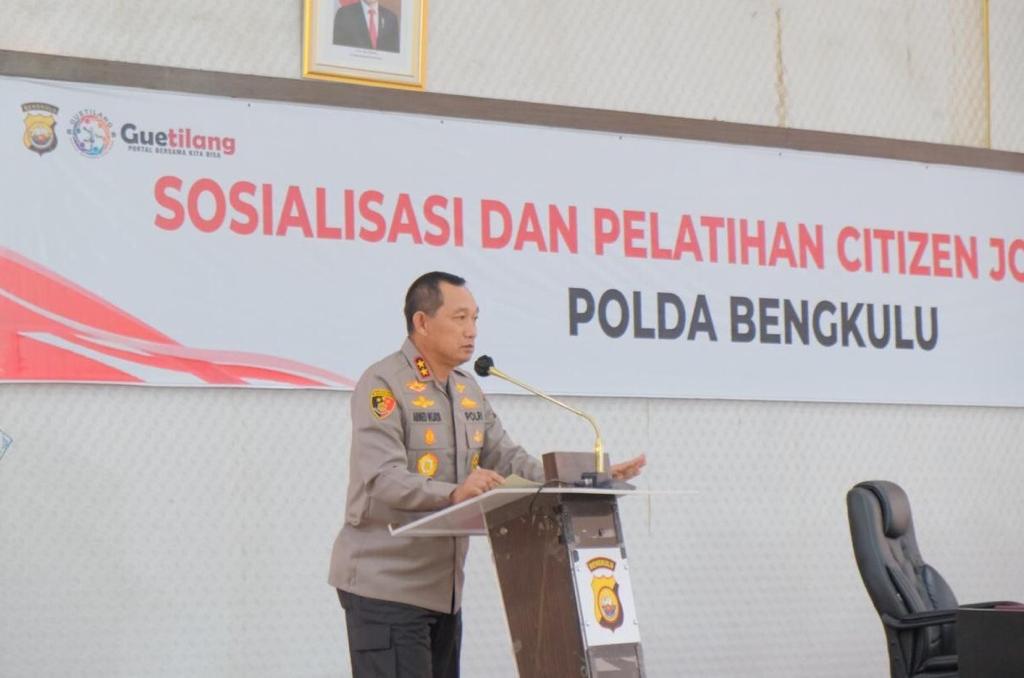 Kapolda Bengkulu Irjen Armed Wijaya.