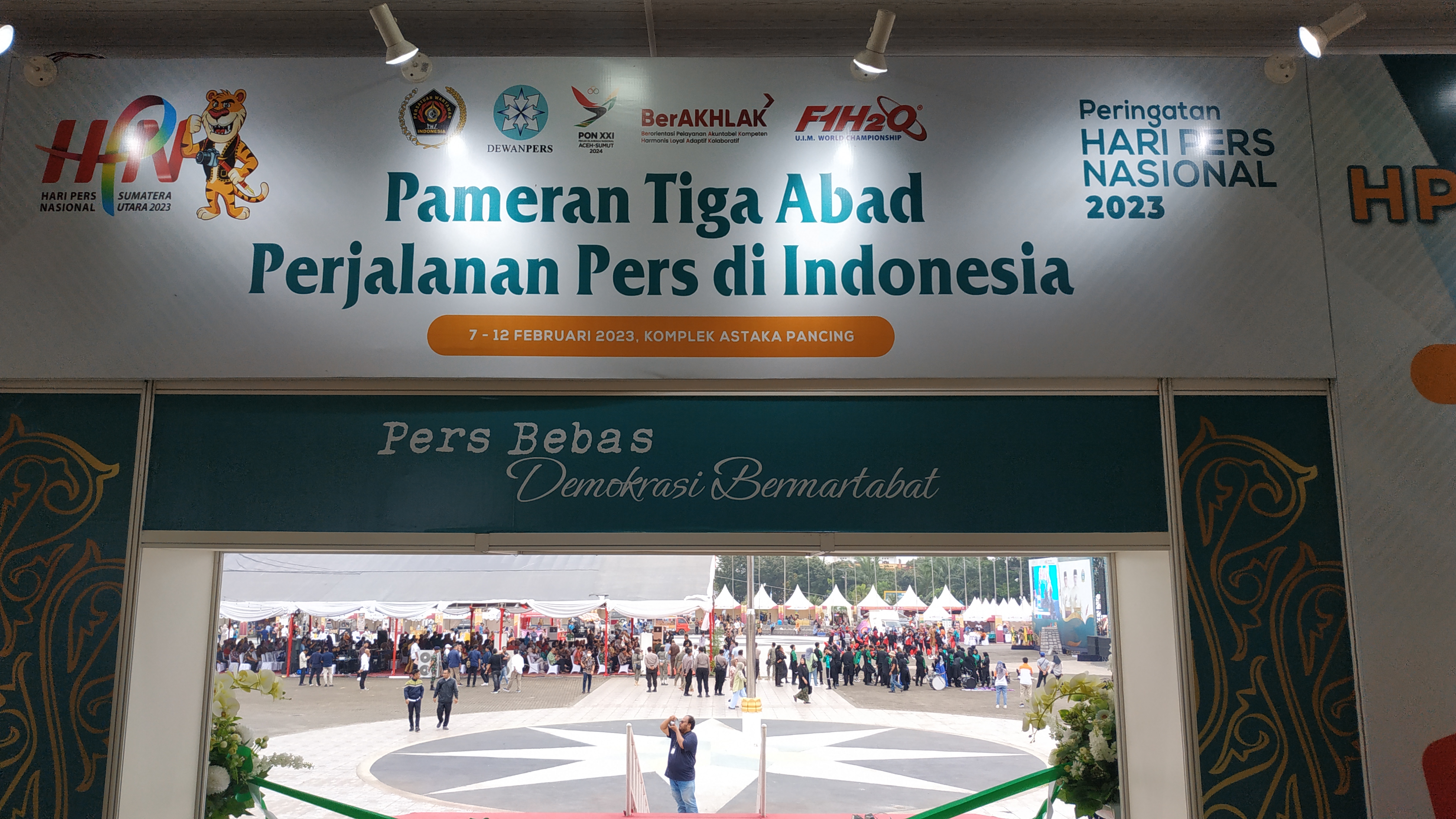 Pameran Pers dalam rangka Hari Pers Nasional 2023 di Sumatra Utara