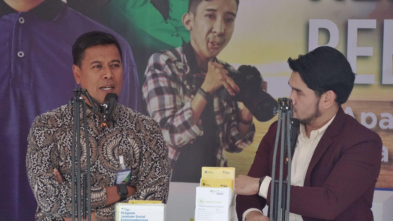 Direktur Utama BPJS Ketenagakerjaan Anggoro Eko Cahyo Di Momen Peringatan HPN