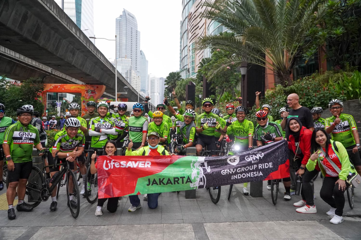 Jakarta Group Ride ke-2 GFNY Bali-IFG Life 2023