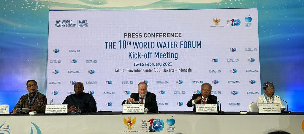 Press  Conference kick of meeting dari pelaksanaan World Water Forum ke 10 di Jakarta