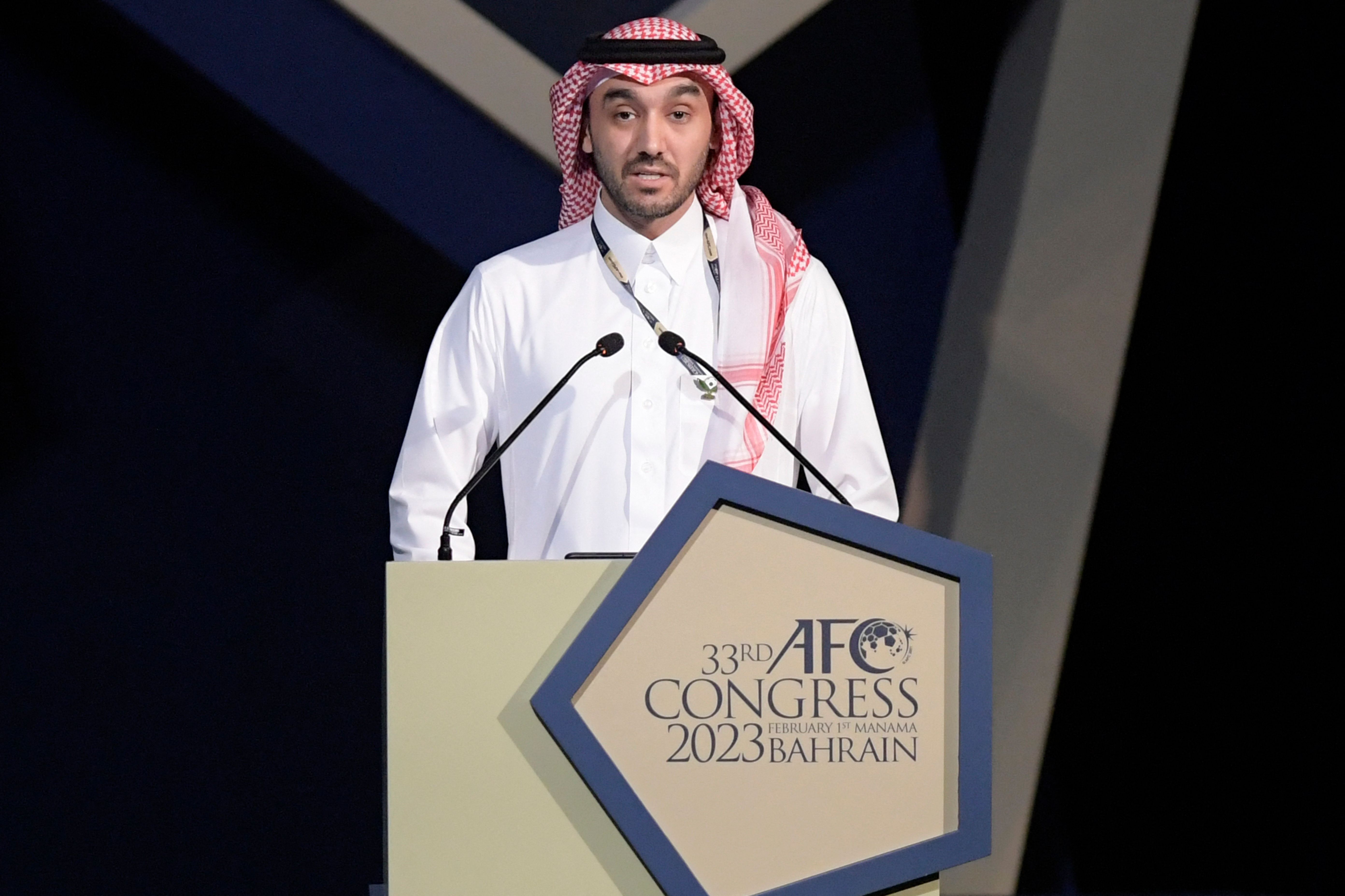 Menteri Olahraga Arab Saudi Abdulaziz bin Turki al-Faisal al-Saud.