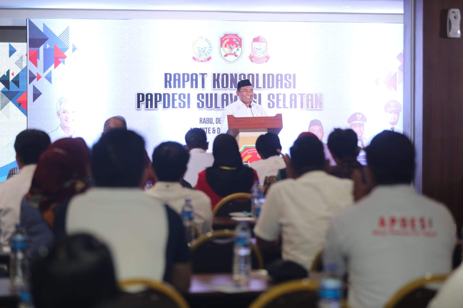 DPD Perkumpulan Aparatur Pemerintah Desa Seluruh Indonesia (Papdesi) Provinsi Sulsel menggelar Rakorda di Makassar, Kamis (9/2/23)